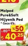 Molped Pure&Soft Hijyenik Ped Gece 6'lı