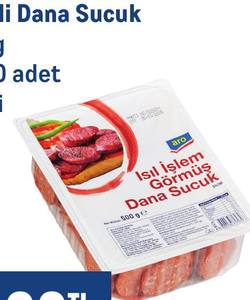 Aro Dilimli Dana Sucuk 500 g