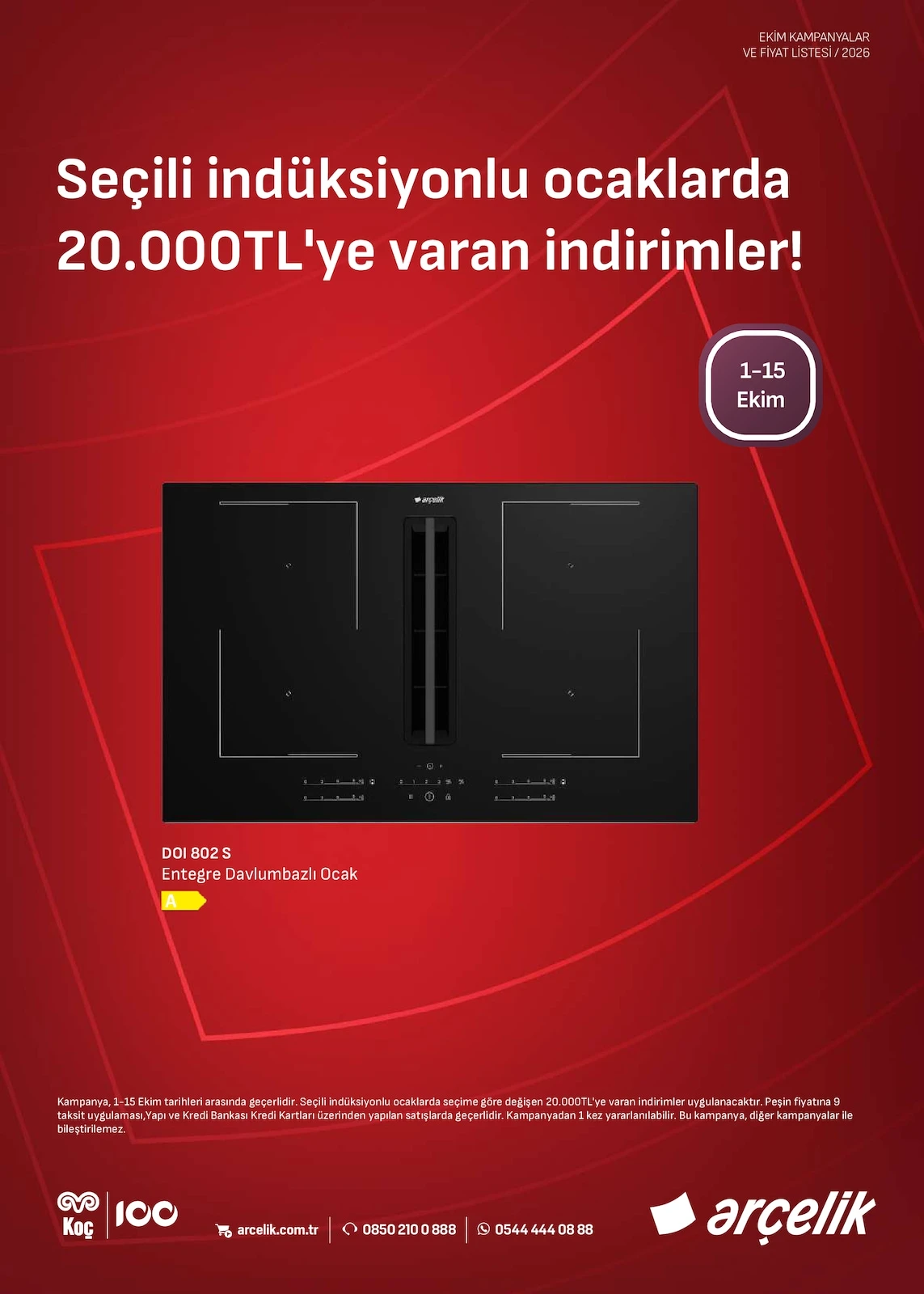 Arçelik - Ankastre Broşürü 01 - 15 Ekim 2026 — 4. sayfa