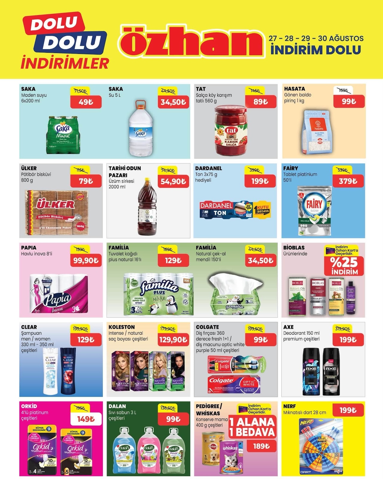 Ozhanmarketlerzinciri 27 Agustos 2026 Indirim Brosuru — 2. sayfa