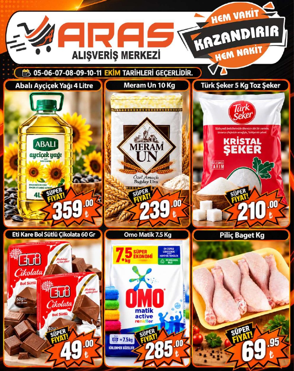 Aras Market İndirim Kataloğu kapağı