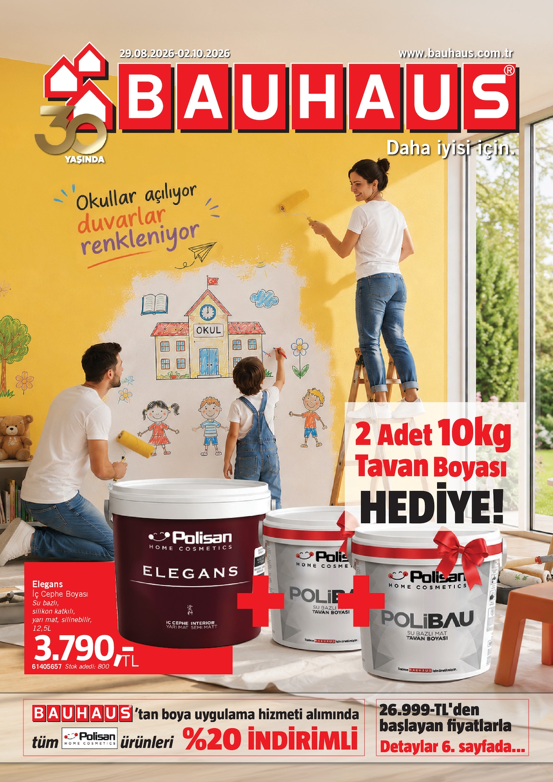 Bauhaus 29 Agustos 2026 Indirim Brosuru kapağı