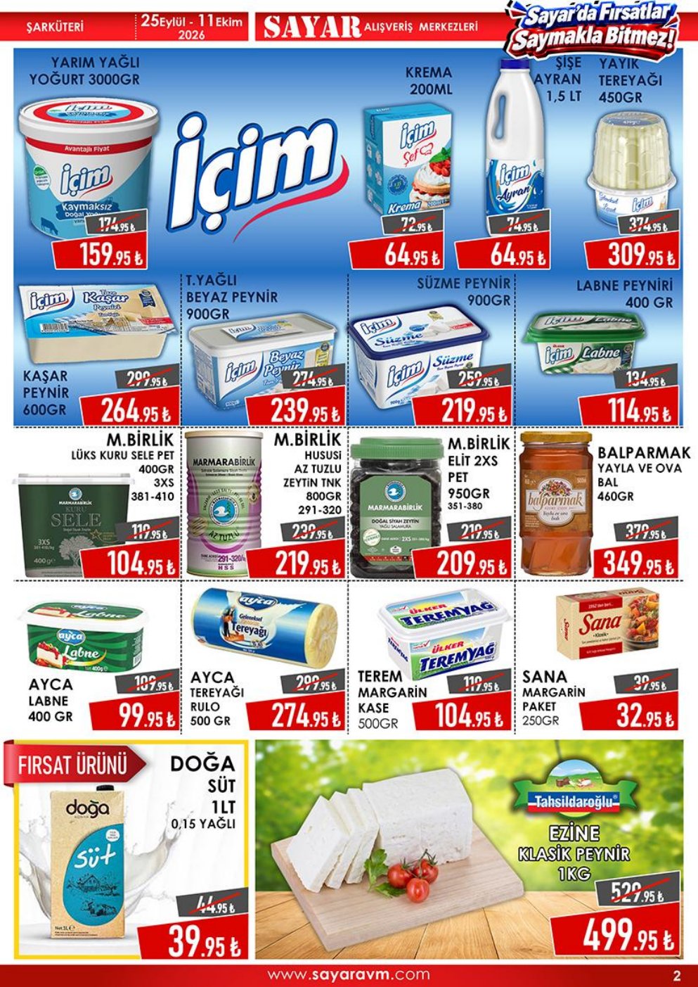 Sayar AVM İndirim Kataloğu — 2. sayfa