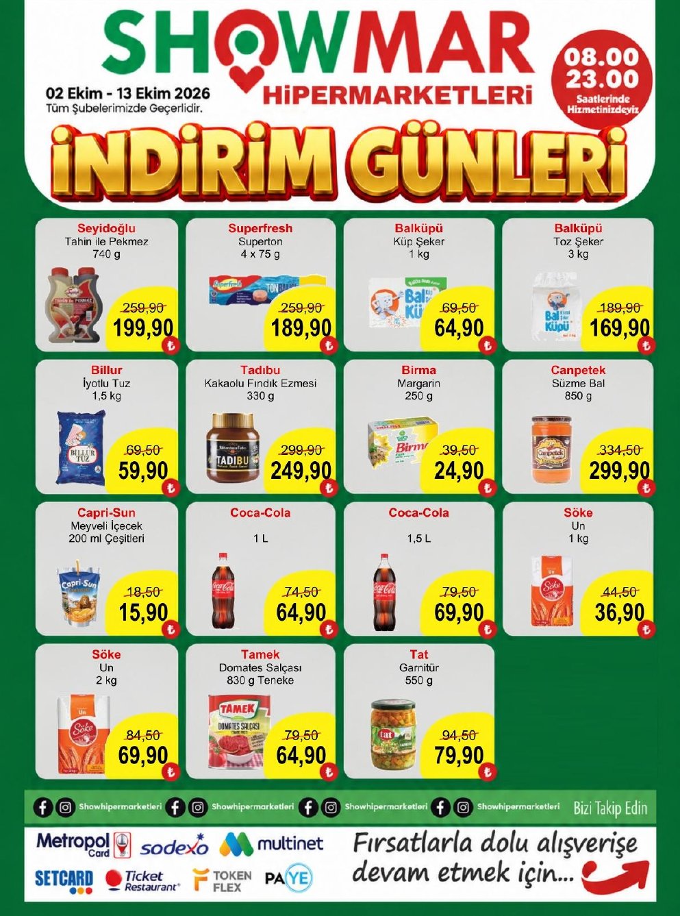Showmar Market İndirim Kataloğu kapağı