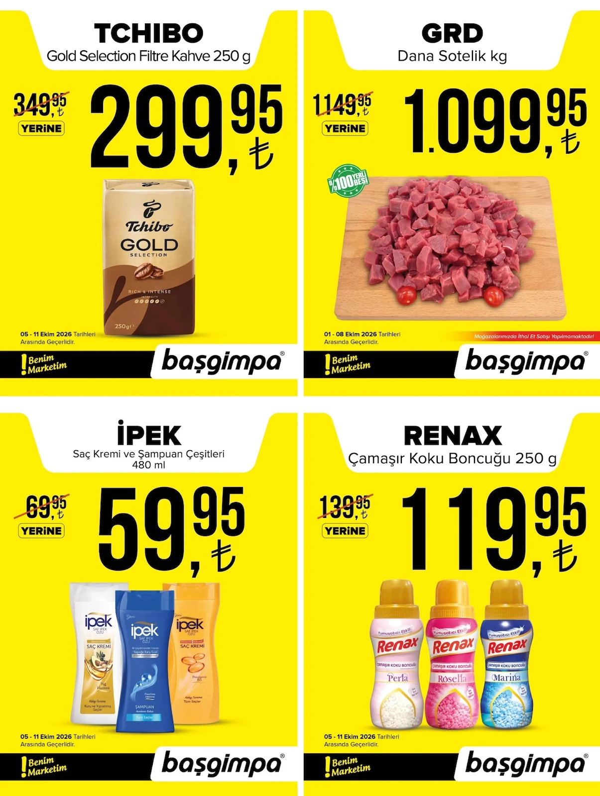 Başgimpa Market - İndirim Broşürü 05 - 11 Ekim 2026 — 2. sayfa